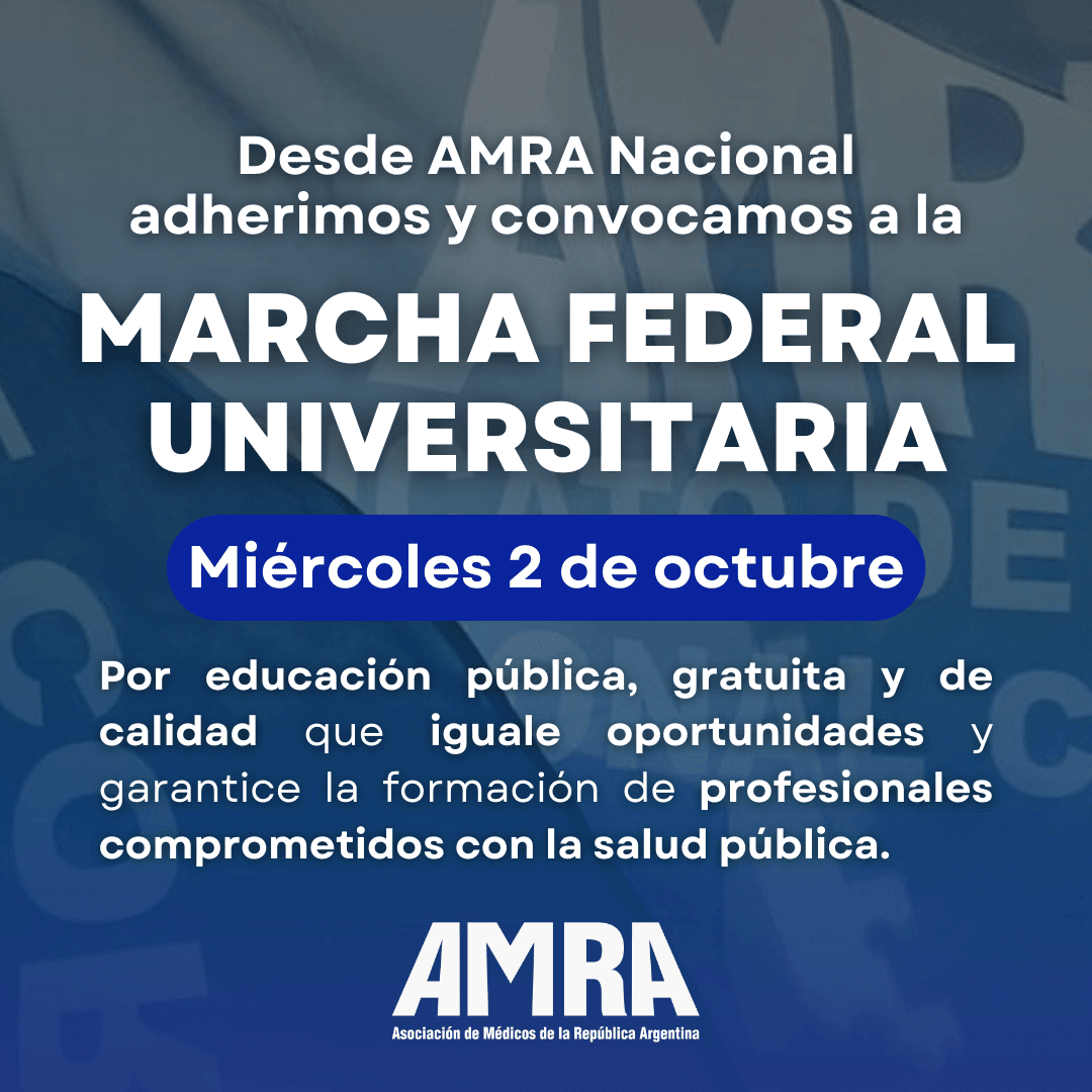 También los médicos se suman a la Marcha Federal Universitaria