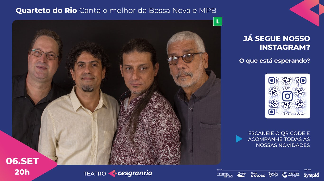 Programação de setembro no Teatro Cesgranrio