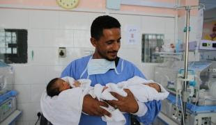 Taiz City, mother and child healthcare at Al Jamhouri hospital