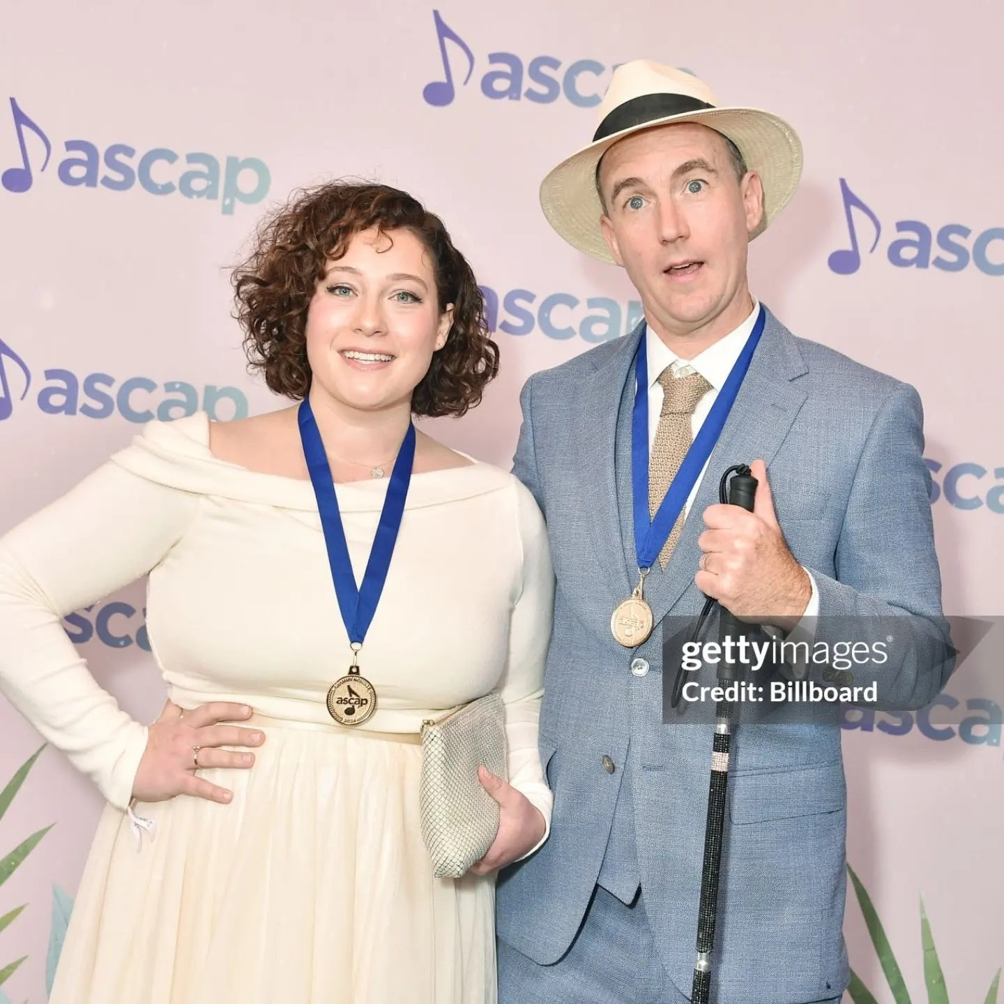 Andrew berkan and his wife at ascap aprty