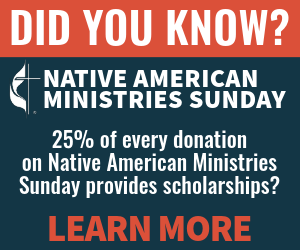 Did you know 25% of every donation on Native American Ministries Sunday provides scholarships?