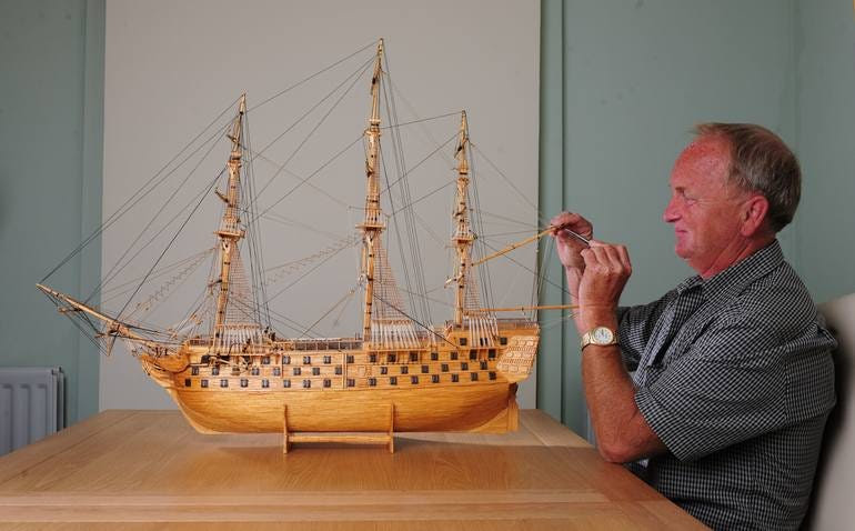 The Unique Matchstick Armada... HMS Victory Sculpture by David Reynolds |  Saatchi Art