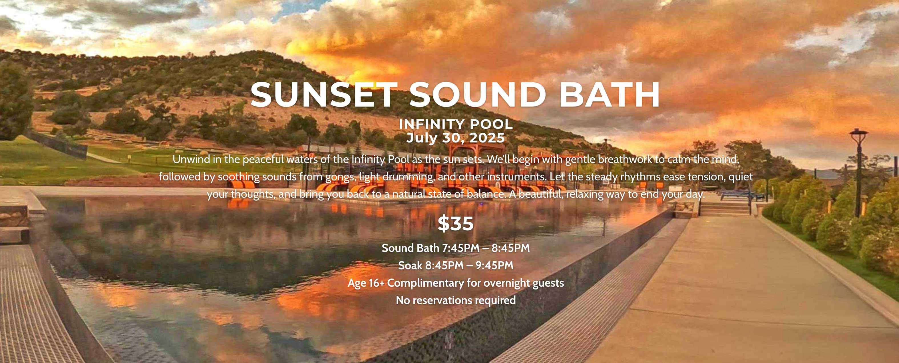 Sunset Sound Bath