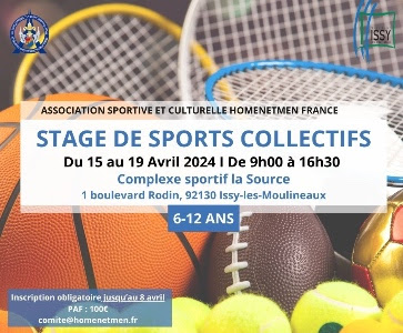 Stage de sports collectifs