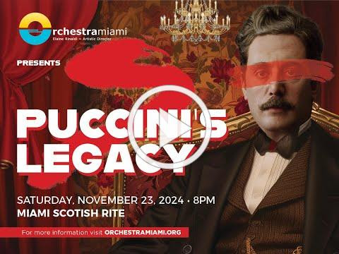 Promo video for Puccini's Legacy Nov 23rd at Miami Scottish Rite Temple