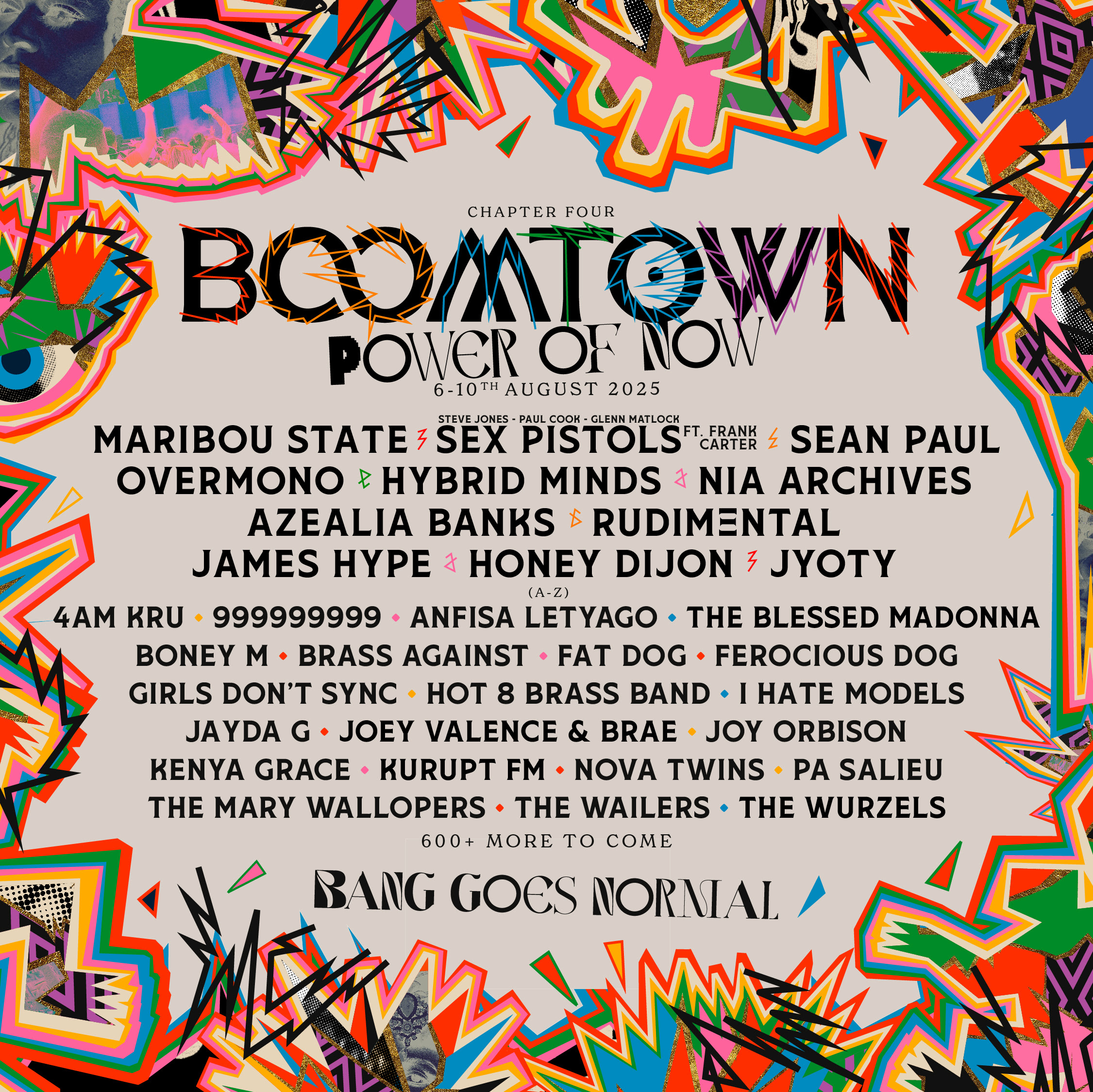 BOOMTOWN 2025 REVEALS FIRST TASTE OF ARTISTS FOR CHAPTER 4 POWER OF NOW