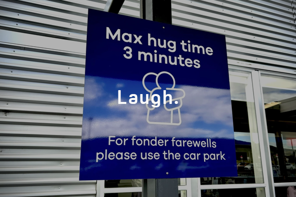 Hug it out, but make it quick. New Zealand airport sets time limit on goodbyes