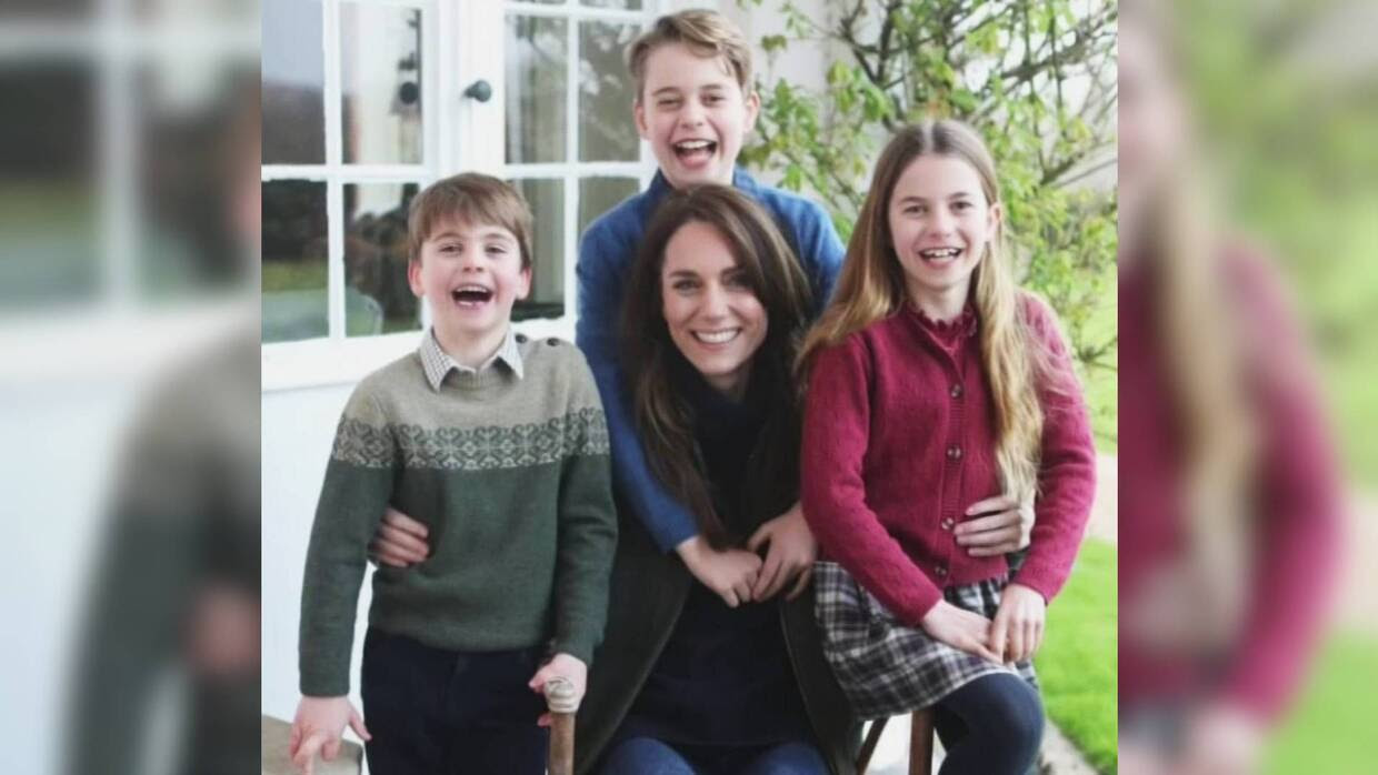 La polémica por la foto manipulada de Kate Middleton junto a sus hijos; la princesa se disculpó por haberla editado