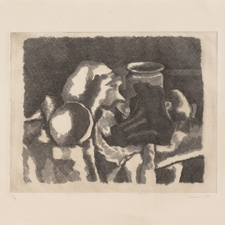 giorgio morandi natura morta con il panneggio prints and multiples