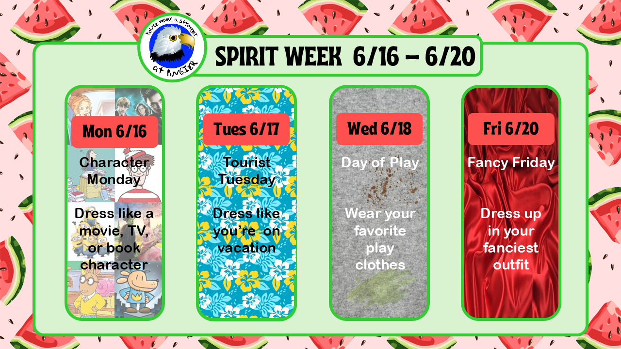 Spirit Week graphic