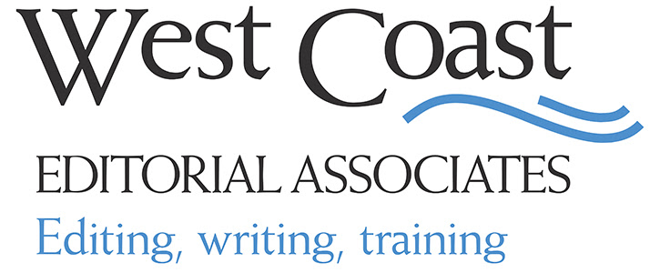 West Coast Editorial Associates Editing Writing and Training.