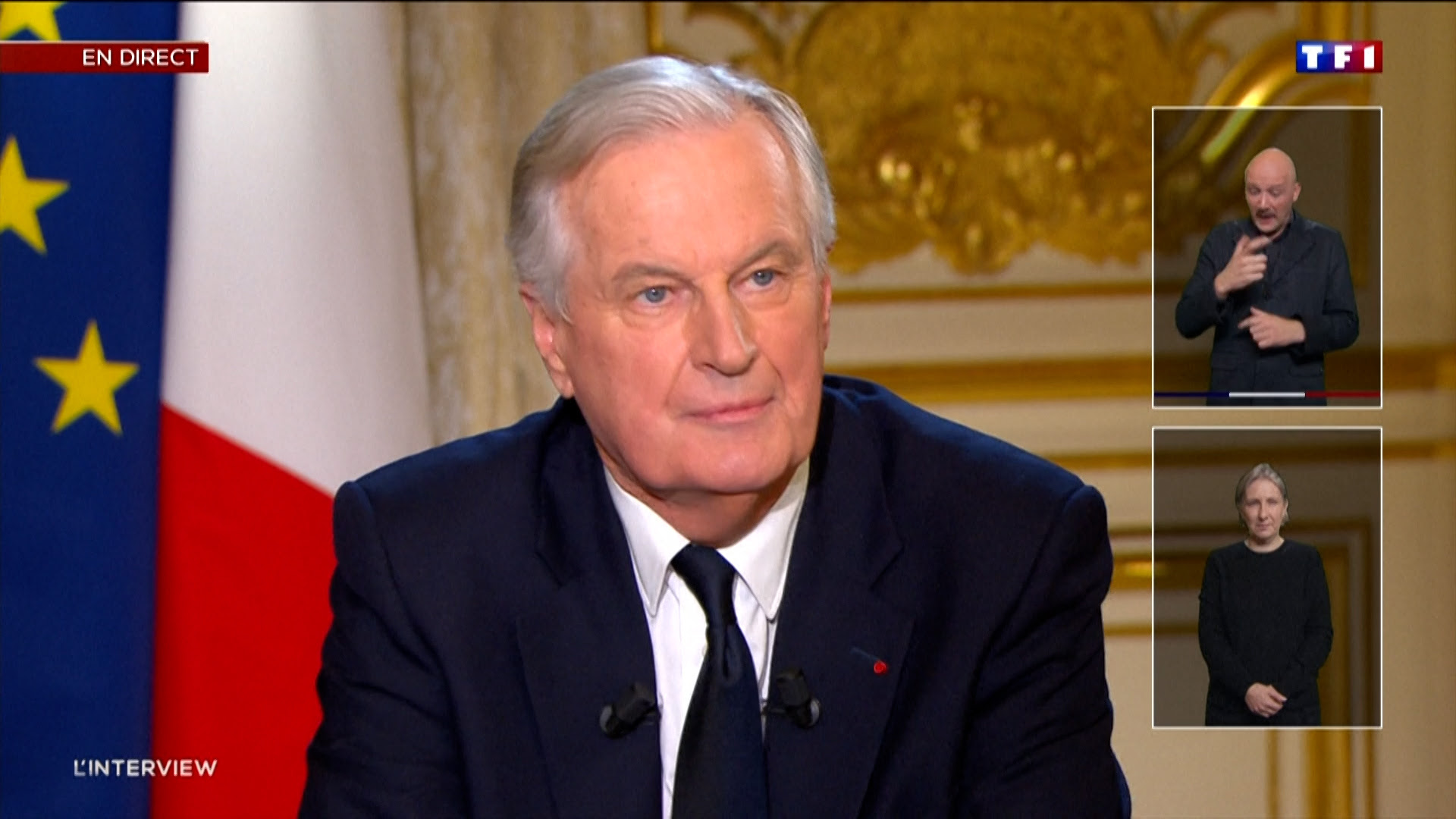 Censure : Michel Barnier estime qu'un "réflexe de responsabilité" des députés est "possible"