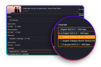 Downloading Dialogue Boost Audio