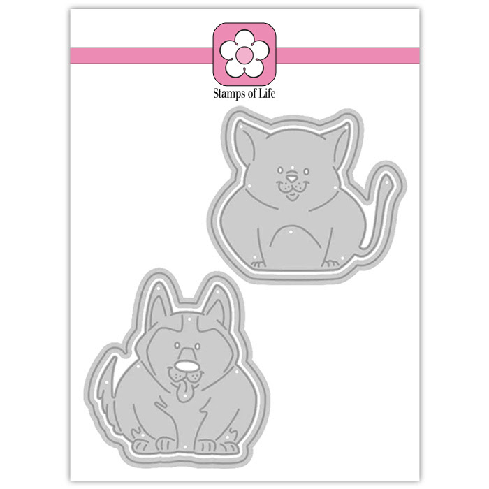 Image of HSN Dog & Cat Pets Pudgies Dies Set of 4