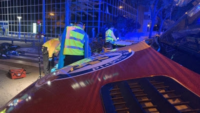 Sucesos.- Desalojada la Sala Canal de Isabel II por la presencia de 