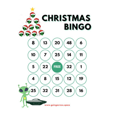 CHRISTMAS BINGO Digital Cards