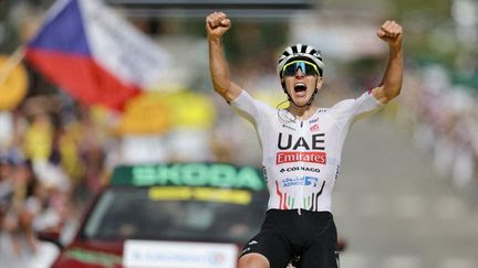 Tour de France 2024 : Tadej Pogacar triomphe en solitaire à Valloire et reprend le maillot jaune à l'issue de la 4e étape