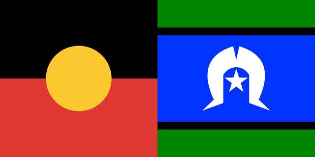 Flag of Indigenous Australians - Aboriginal and Torres Strait Islander (ATSI)  Combined Flag : r/vexillology