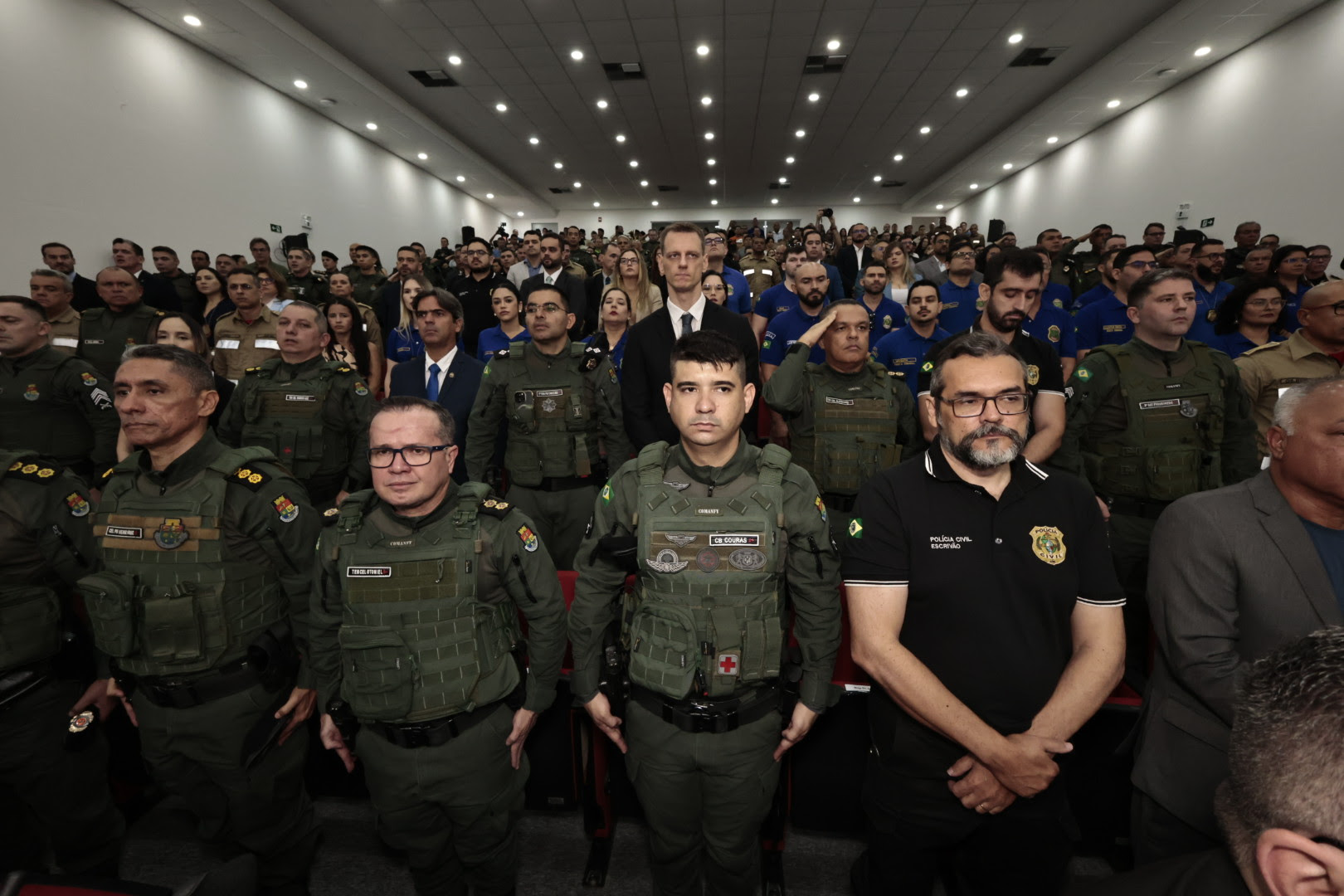 Solenidade no CISP