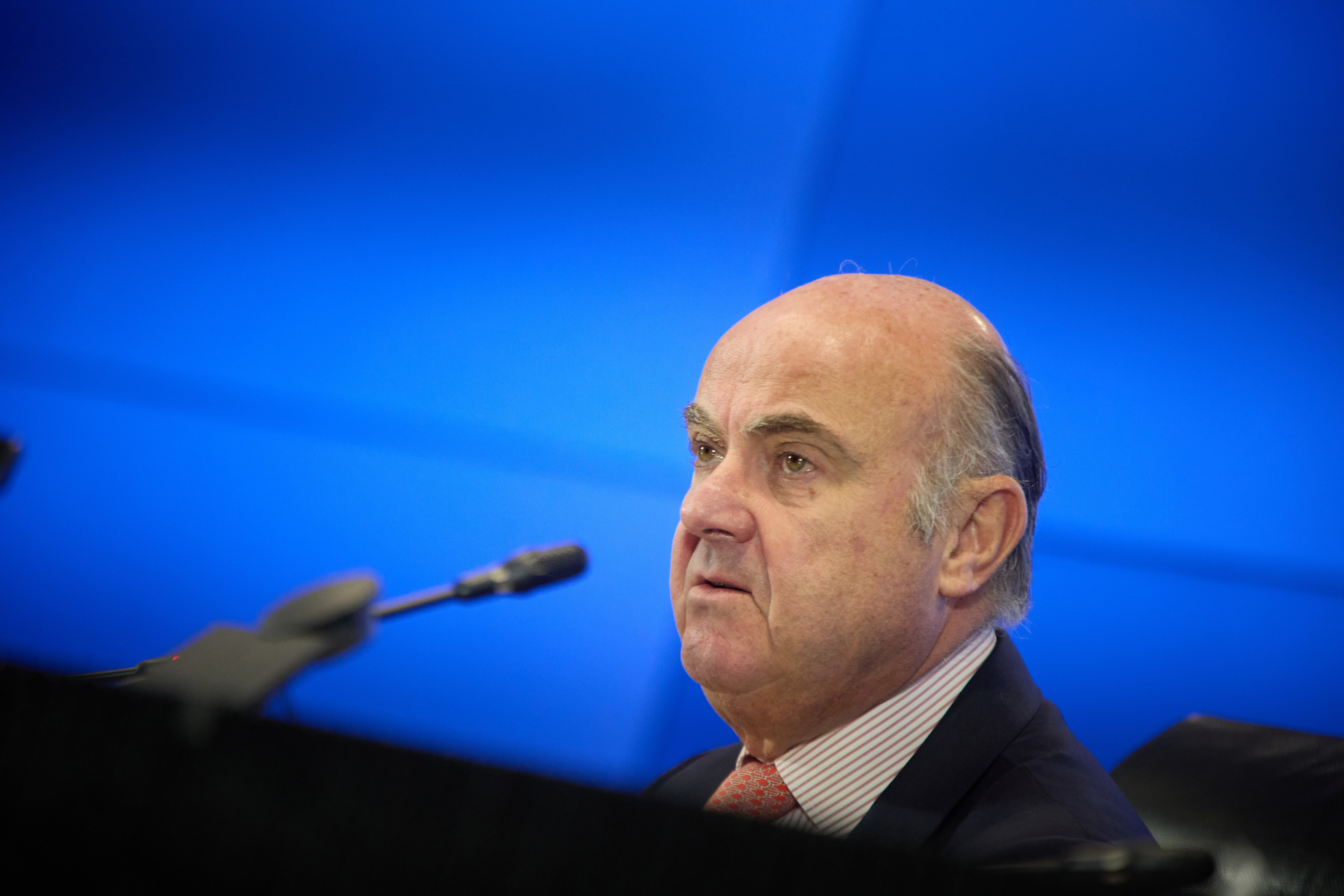 Guindos (BCE) apunta a unas políticas de vivienda "equivocadas" como culpables de la crisis de los alquileres Archivo - El vicepresidente del Banco Central Europeo (BCE), Luis de Guindos.