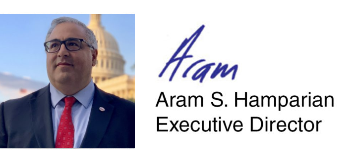 Signature d'Aram Hamparian