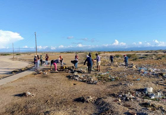 Vecinos de El Yaque en Araya emprenden proyecto ambiental “área sana y vida sana”