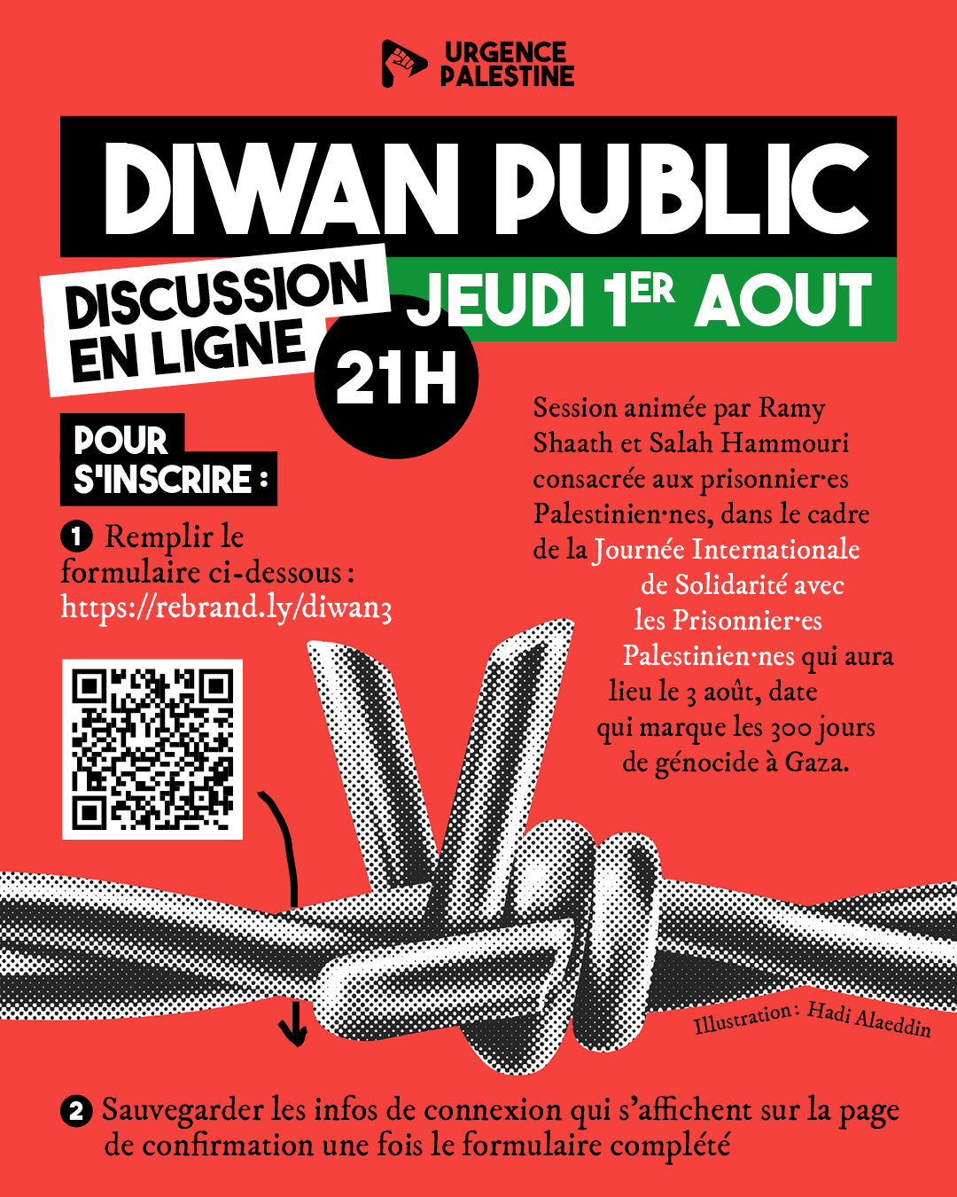 Diwan public 1er août 21h en ligne