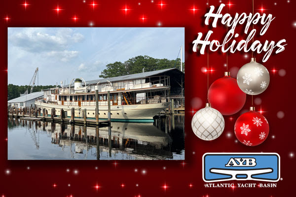 Atlantic Yacht Basin Holiday card