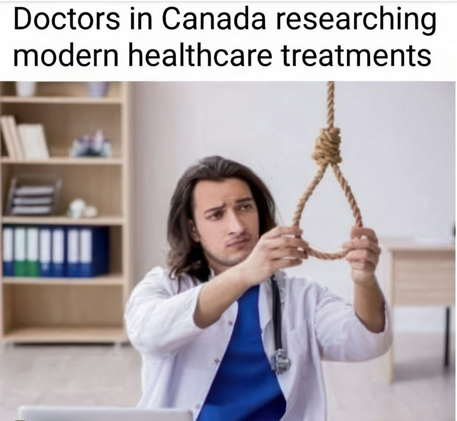 Meme saying Canada doctors like killing people.