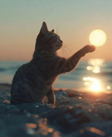 Cat-Touch-Sunrise