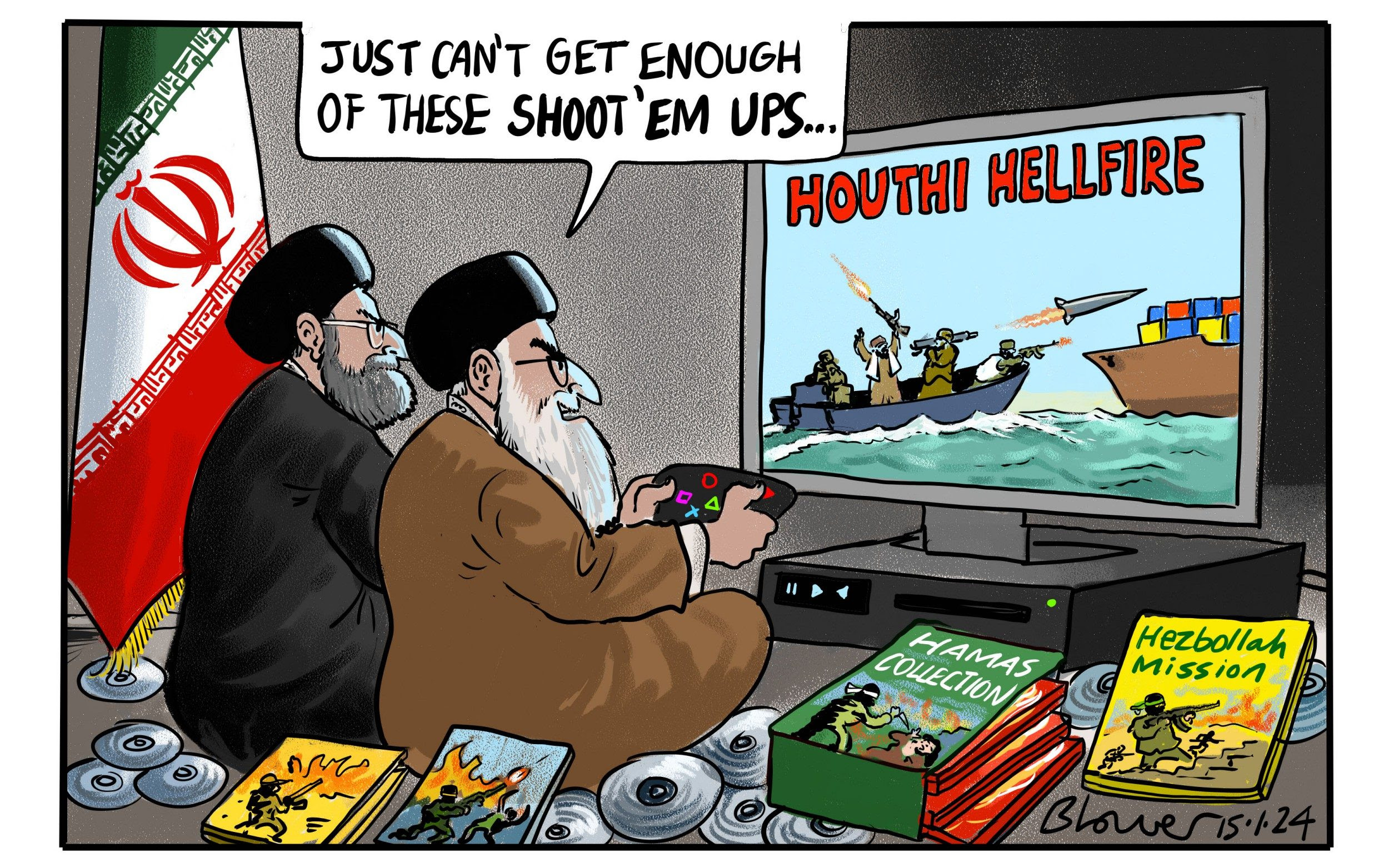Iranian leaders play Houthi, Hamas and Hezbollah-themed video games.