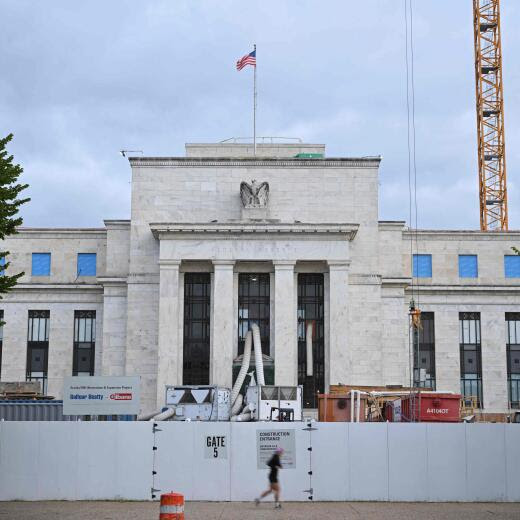 The US Federal Reserve is seen in Washington, DC on September 16, 2024. A Federal Reserve policy meeting this week is widely expected to see officials cut interest rates. (Photo by MANDEL NGAN / AFP)