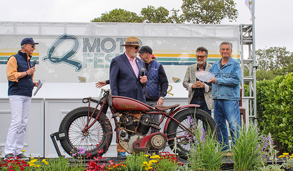 The Quail MotoFest - Best of Show winner, Clyde Crouch