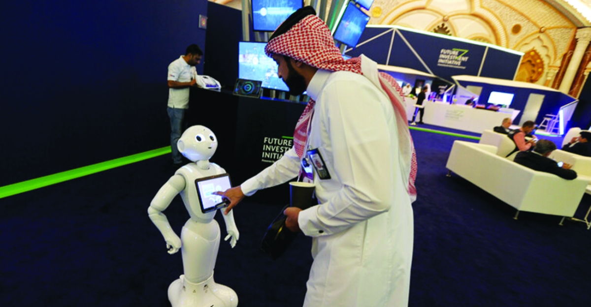 Announcing the first US-Saudi cooperation in the field of artificial intelligence.