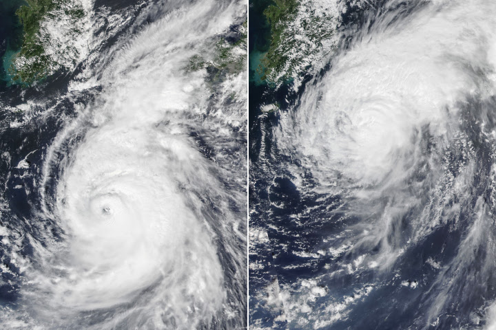 Typhoon Shanshan Pummels Japan