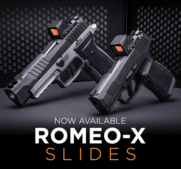 Sig now selling p365 & p320 slides with NEW RomeoX optics attached ...