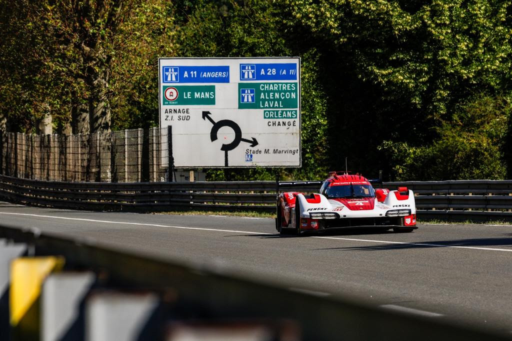 Felipe Nasr ficou bem perto da melhor marca do Test Day para as 24h de Le Mans (Porsche Motorsport)