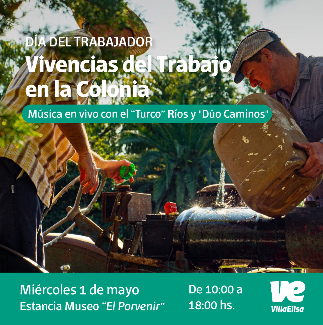 La música dirá presente en el evento del Día del Trabajador