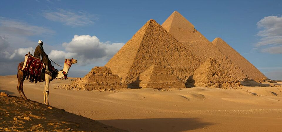 Pyramids of Egypt.