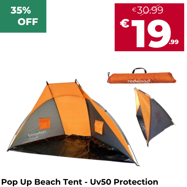 Pop Up Beach Tent - Uv50 Protection