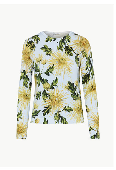 Chrysanthemum Printed Cardigan