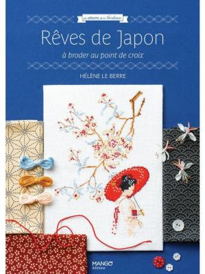 Reves de japon a broder au point de croix de helene le berre