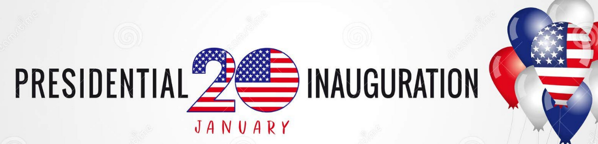 Decorative banner for Inauguration.