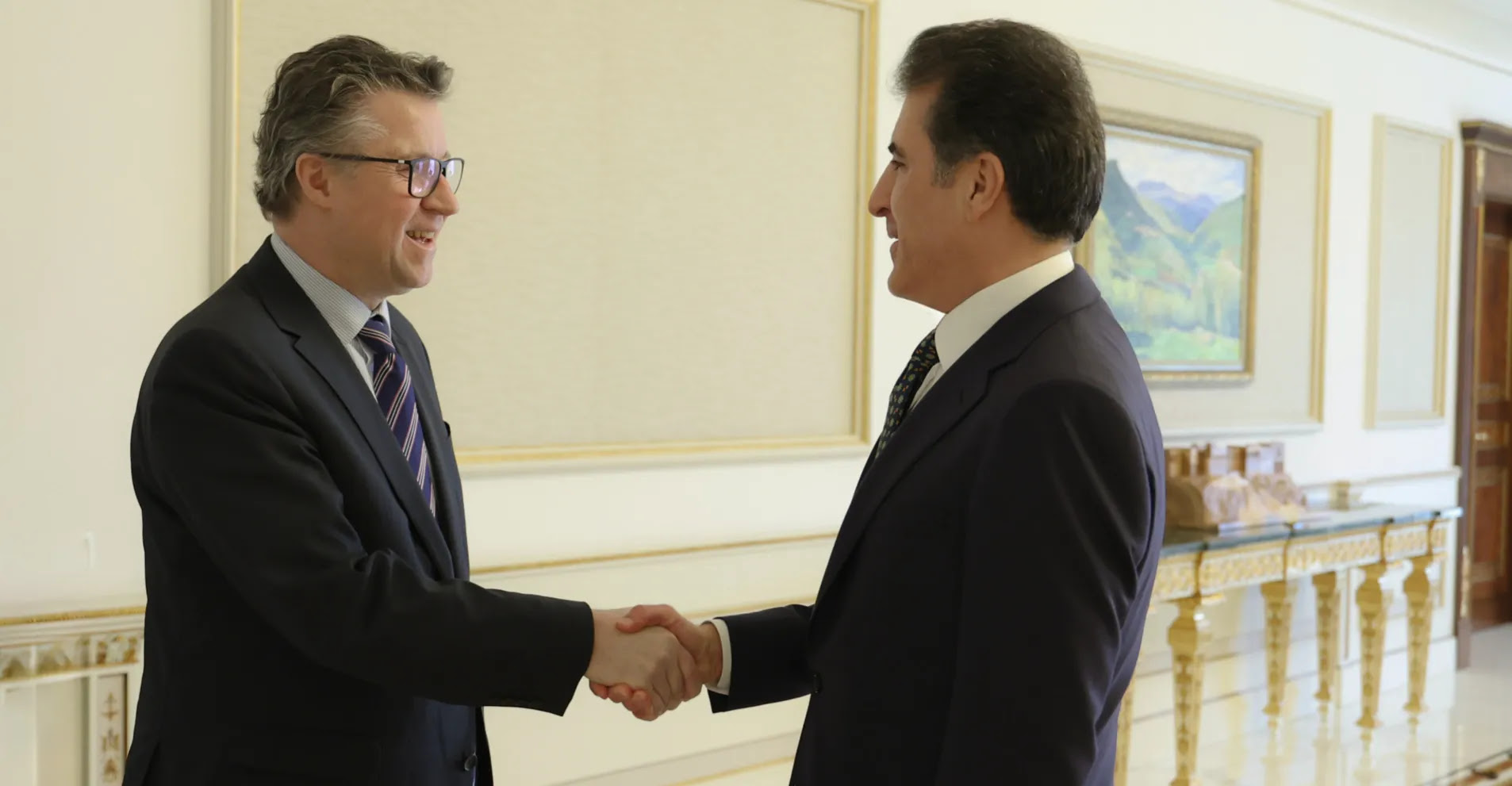 A high-level German delegation told Nechirvan Barzani: We are interested in the stability of the Kurdistan Region and Iraq as a whole.