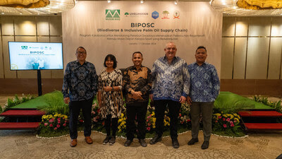 Musim Mas, SNV and APSKS LB share the result of 3 years BIPOSC project on promoting Regenerative Agriculture at a Press Conference in Jakarta, Indonesia on 17 October 2024