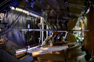 The LHCb detector seen in 2018 during its opening (Image: CERN)