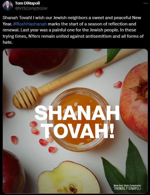 Post on X for Shanah Tovah