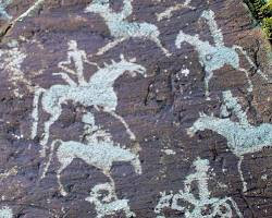 Image de Petroglyphs in Mongolia