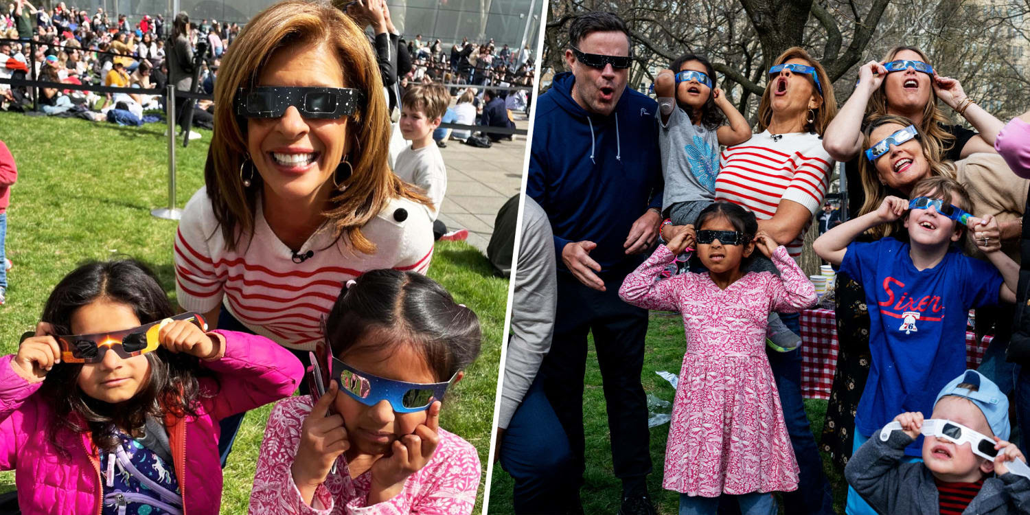 America celebrates the solar eclipse: All the highlights from a 'magical' day Hoda-kotb-te-240408-944c1c