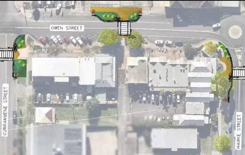 Raised pedestrian crossings image